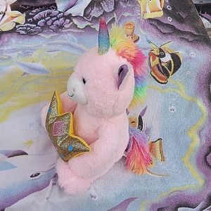 Peek a boo child's animated unicorn princess crown